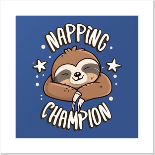 Napping champion Posters and Art